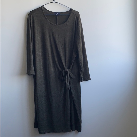🎉 Soft Gap Dress with Side-Tie - Picture 1 of 7